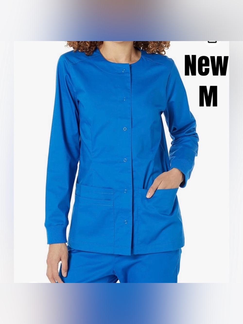 Women’s Scrub Snap Jacket by Amazon Essentials